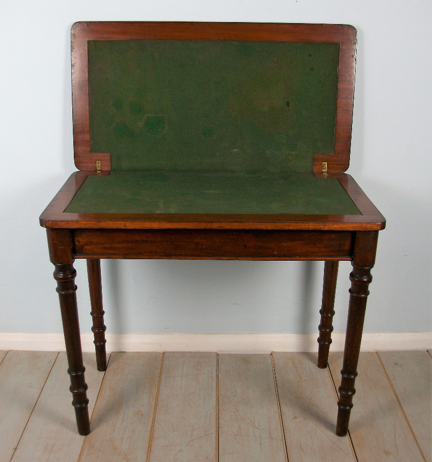 Victorian Mahogany Card Table